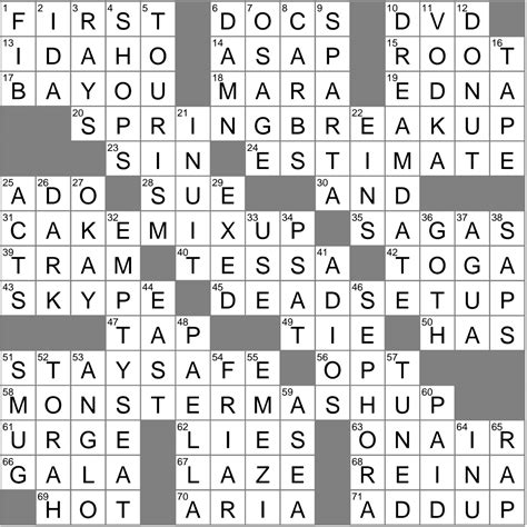 lead on crossword clue